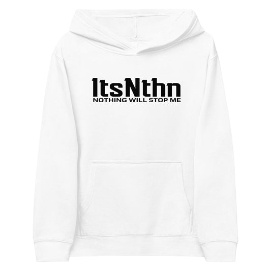 "Origin" Youth hoodie (Black text)